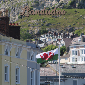 Llandudno welsh flag